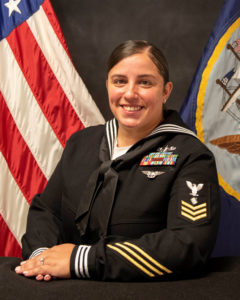 Cynthia Cordero in uniform
