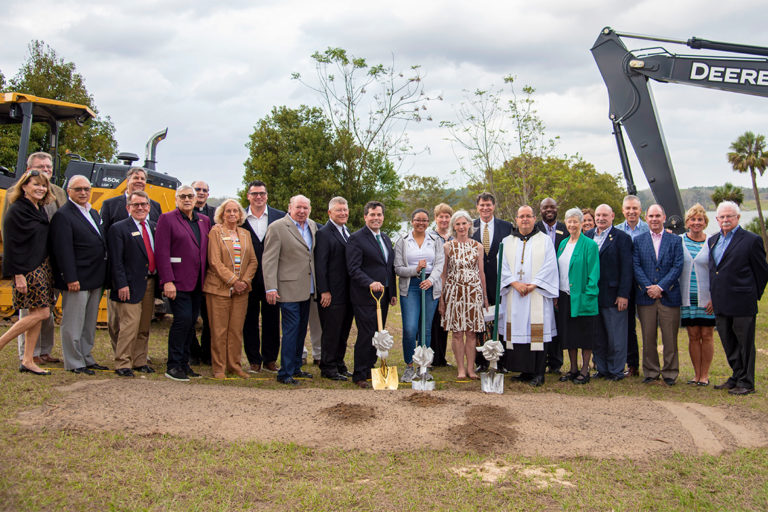 Wellness Center Groundbreaking group photo