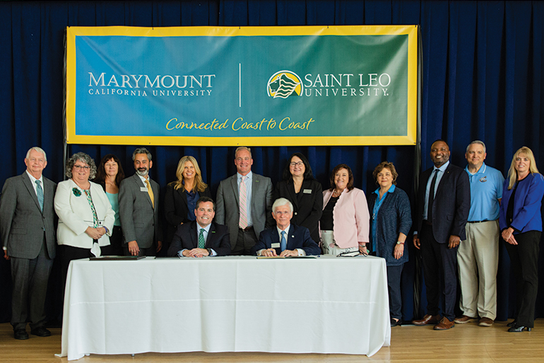 Saint Leo and Marymount California Leaders