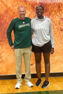 Coach Lance Randall and Assistant Coach Ashley Webster