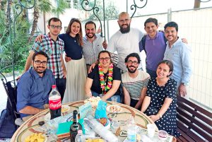 Iris Semer ’16, ’19 at her birthday party at the Pontifical Gregorian University