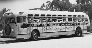 The Saint Leo College bus